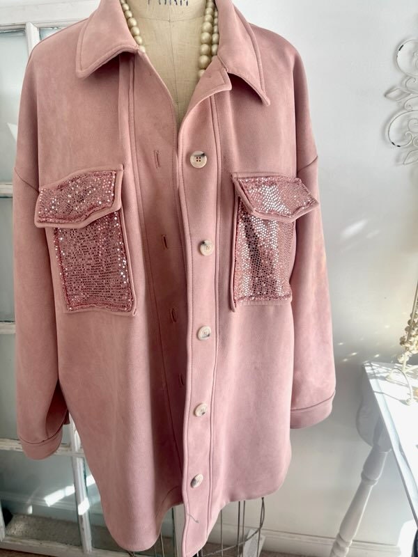 Oversized Shirts, Extra Large Shirts, Dusty Pink Shirts, Suede Shirts