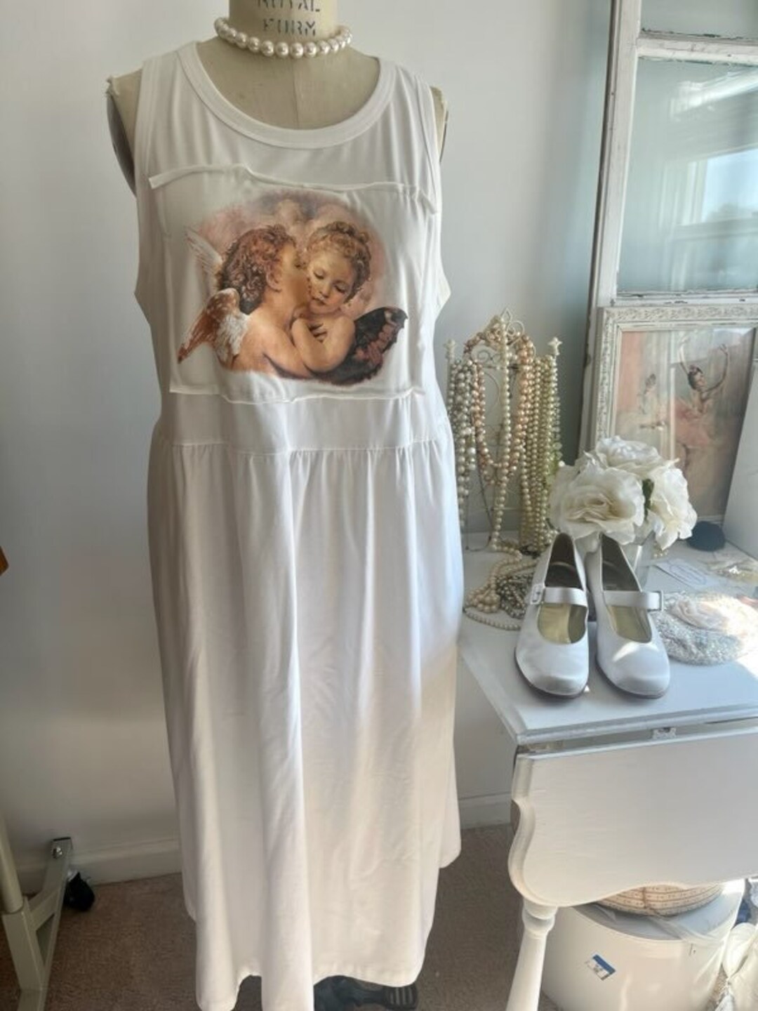 Malibu Cotton Dress - White main image 1