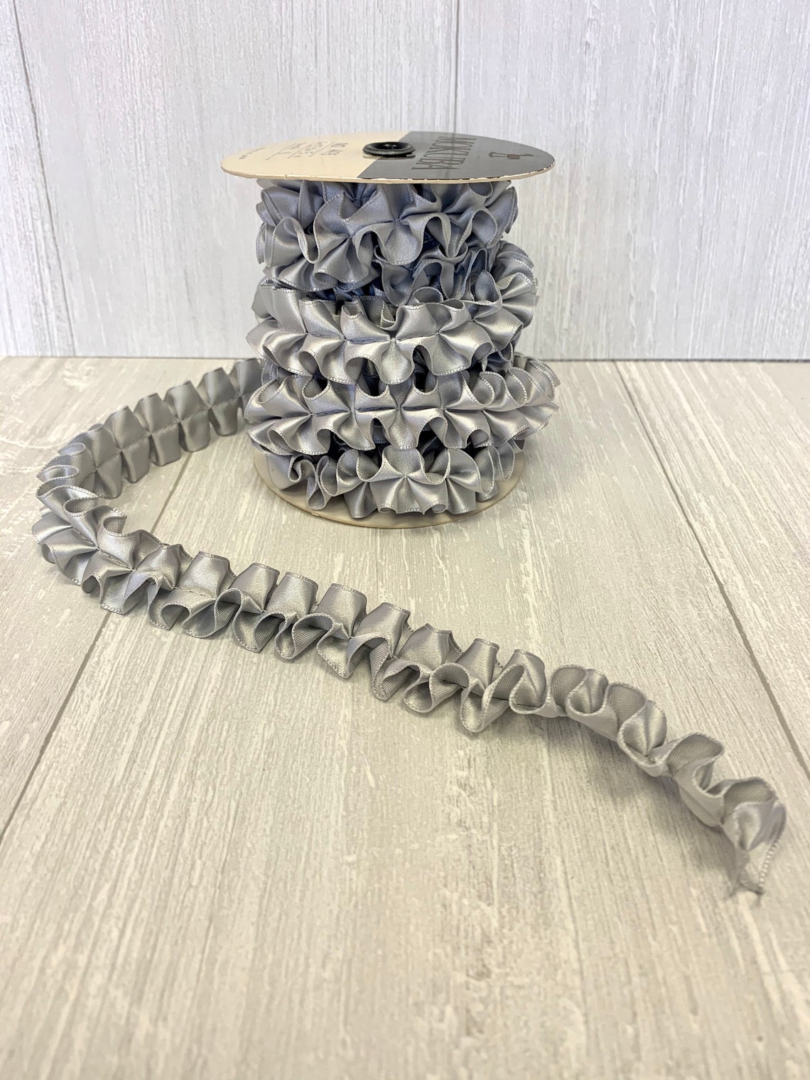 SOLD HOLD for Jeanne Silver Ruffle Trim Ruffle Trim Silver - Etsy