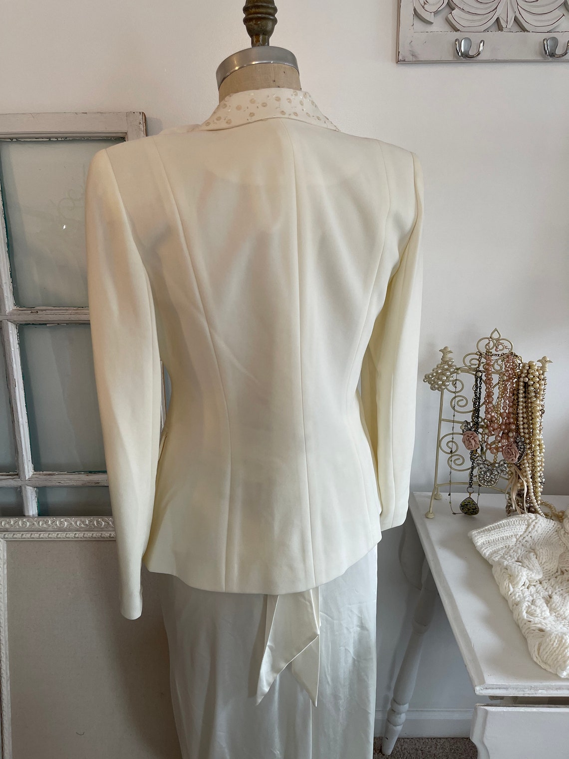 Stunning Ivory Vintage Blazer Ivory Blazers Vintage Blazers - Etsy
