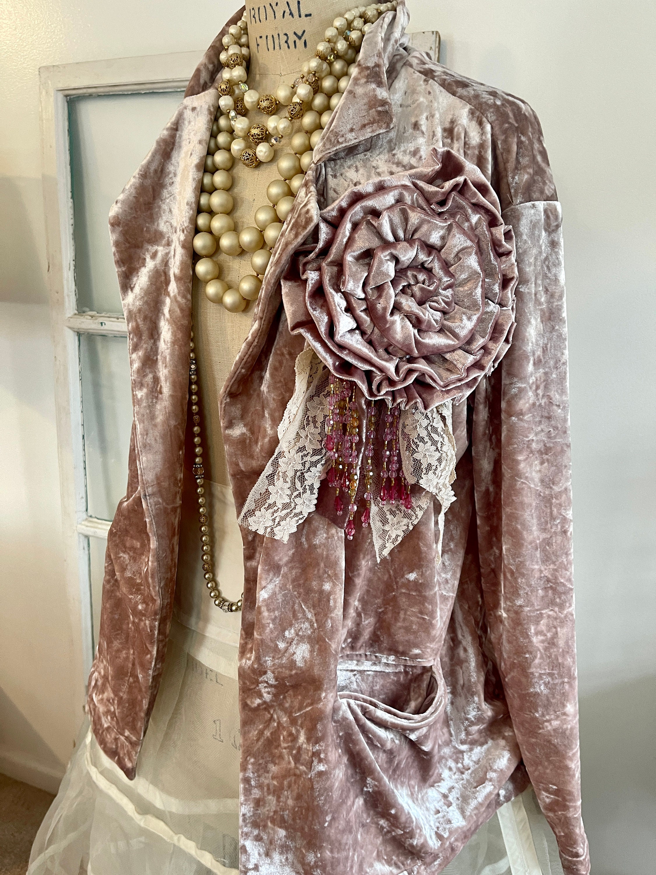 Pink Crushed Velvet Blazer Baby Pink Crushed Velvet Blazer Jacket Large Pale Pink Blazer Jacket Velvet Blazer Jacket Etsy Canada