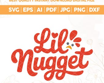 Lil nugget svg png eps dxf pdf sublimation/cute onsie svg png/Lil nugget svg/Lil nugget png/baby boy girl onsie svg png/baby shower svg/baby