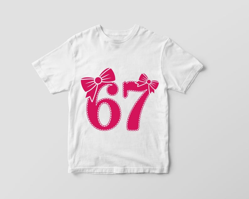 67 meme 67 svg, Cute 67 png, 6-7 meme design, Six Seven png, Six Seven Shirt design, Viral 6/7 png, Funny Saying Shirt, funny 6 7 design png Six Seven Funny Meme SVG PNG, Birthday Shirt Design (Digital Download) Six Seven 67 PNG SVG Cut File, Funny Viral Meme 67 Svg for Cricut Silhouette, Gen Alpha Trendy Printable Png for Shirts Mugs Crafts