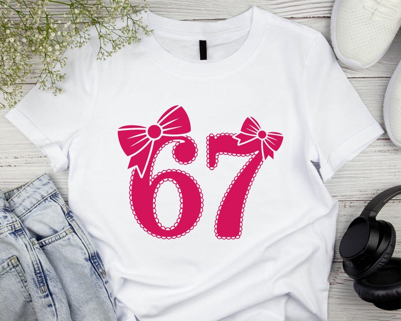 67 meme 67 svg, Cute 67 png, 6-7 meme design, Six Seven png, Six Seven Shirt design, Viral 6/7 png, Funny Saying Shirt, funny 6 7 design png Six Seven Funny Meme SVG PNG, Birthday Shirt Design (Digital Download) Six Seven 67 PNG SVG Cut File, Funny Viral Meme 67 Svg for Cricut Silhouette, Gen Alpha Trendy Printable Png for Shirts Mugs Crafts