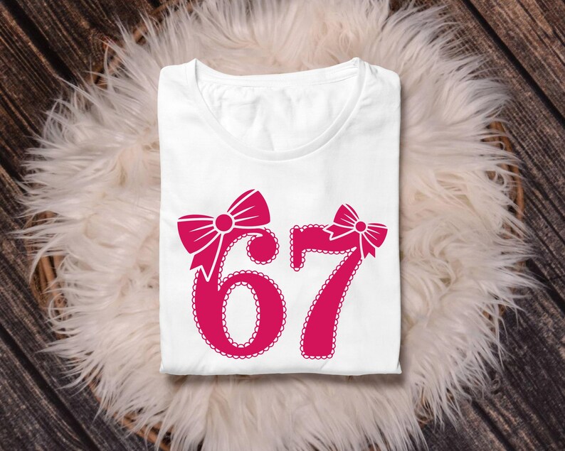 67 meme 67 svg, Cute 67 png, 6-7 meme design, Six Seven png, Six Seven Shirt design, Viral 6/7 png, Funny Saying Shirt, funny 6 7 design png Six Seven Funny Meme SVG PNG, Birthday Shirt Design (Digital Download) Six Seven 67 PNG SVG Cut File, Funny Viral Meme 67 Svg for Cricut Silhouette, Gen Alpha Trendy Printable Png for Shirts Mugs Crafts