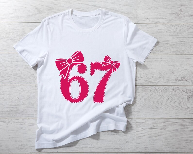 67 meme 67 svg, Cute 67 png, 6-7 meme design, Six Seven png, Six Seven Shirt design, Viral 6/7 png, Funny Saying Shirt, funny 6 7 design png Six Seven Funny Meme SVG PNG, Birthday Shirt Design (Digital Download) Six Seven 67 PNG SVG Cut File, Funny Viral Meme 67 Svg for Cricut Silhouette, Gen Alpha Trendy Printable Png for Shirts Mugs Crafts
