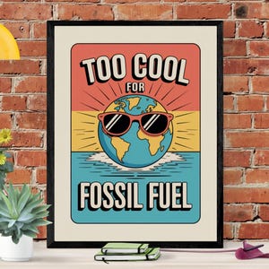 Need activist gifts? This activist digital art makes a bold present | Earth Posters | Sustainability Poster | Earth Day Poster