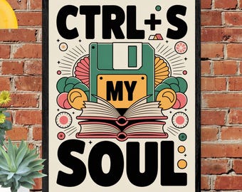 Fun Classroom Poster: Funny, Retro-Modern Style (Digital Download)