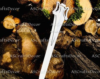 Réplica de la espada de poder de He-Man: acero al carbono forjado a mano, inspirada en Masters of the Universe.