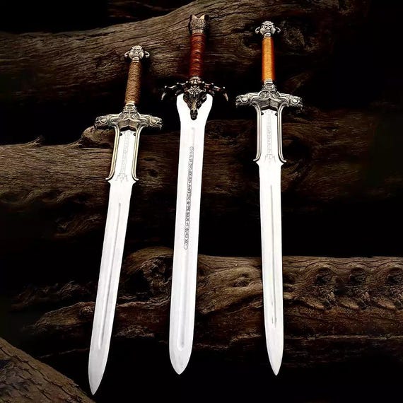 Handmade Conan The Barbarian Sword Replica | Atlantean Father Sword Cosplay Gift
