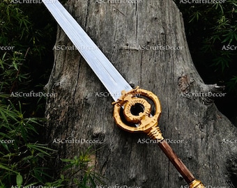 Réplica de la espada Dawnbreaker hecha a mano: accesorio de cosplay coleccionable inspirado en Skyrim