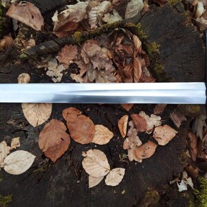 Handmade Late Medieval Longsword Hand Forged High Carbon Steel Knight Sword with Scabbard image 7