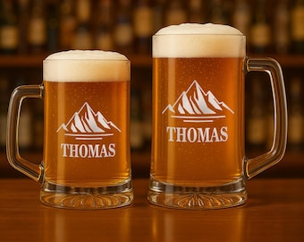 Chope à bière personnalisée, Chope à bière gravée, Chope à bière gravée au laser, Verre à bière, Chopes à bière personnalisées, Chope à bière de garçons d'honneur, Chope à bière gravée, Chope gravée