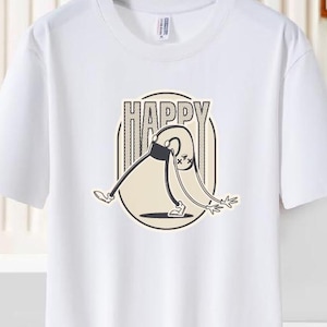 Happy svg, motivational quote png, positive vibes jpg, Happy eps, cricut files pdf, sublimation design dxf
