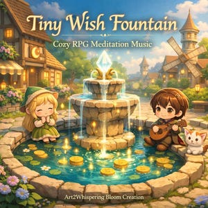 Tiny Wish Fountain Cozy RPG Meditation Music, 1 heure MP3 à télécharger