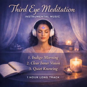 852 Hz Tredje ögats chakrafokus | Solfeggiofrekvensmeditation MP3 | 1 timmes nedladdning