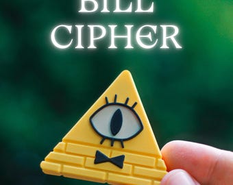 Bill Cipher Fidget Slider: Gravity Falls Inspired Pocket Toy Stress Relief Slider