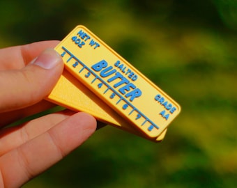 Butter Stick Fidget Slider: 3D Printed Collectible