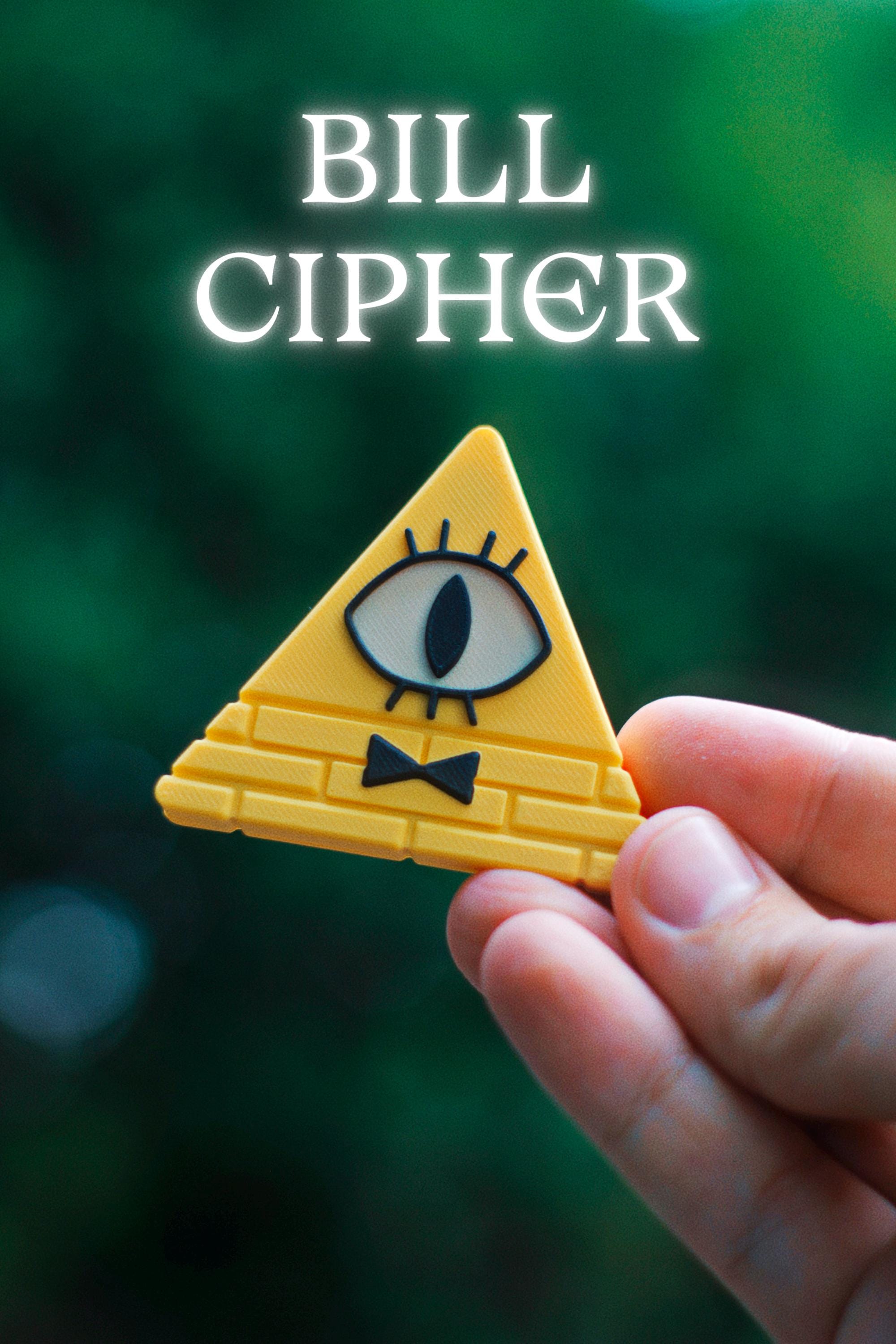 Bill Cipher Wheel Schlüsselanhänger Handgefertigt - Gravity Falls Schmuck Kunstanhänger