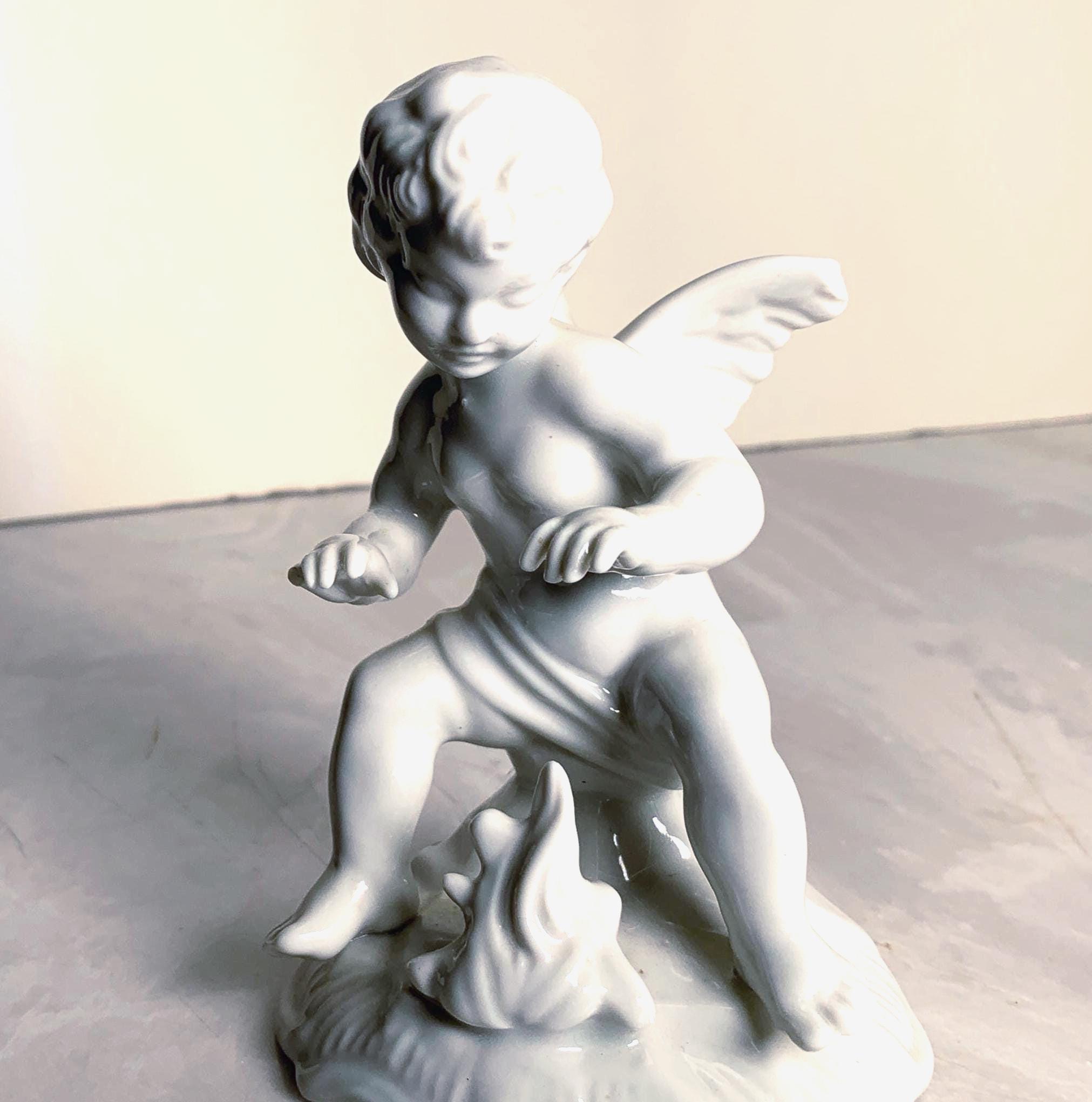 Dresden Porcelain Figurines Angel - Etsy