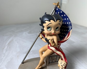 Genuine Betty Boop Porcelain Doll Shopping Spree, Betty Boop