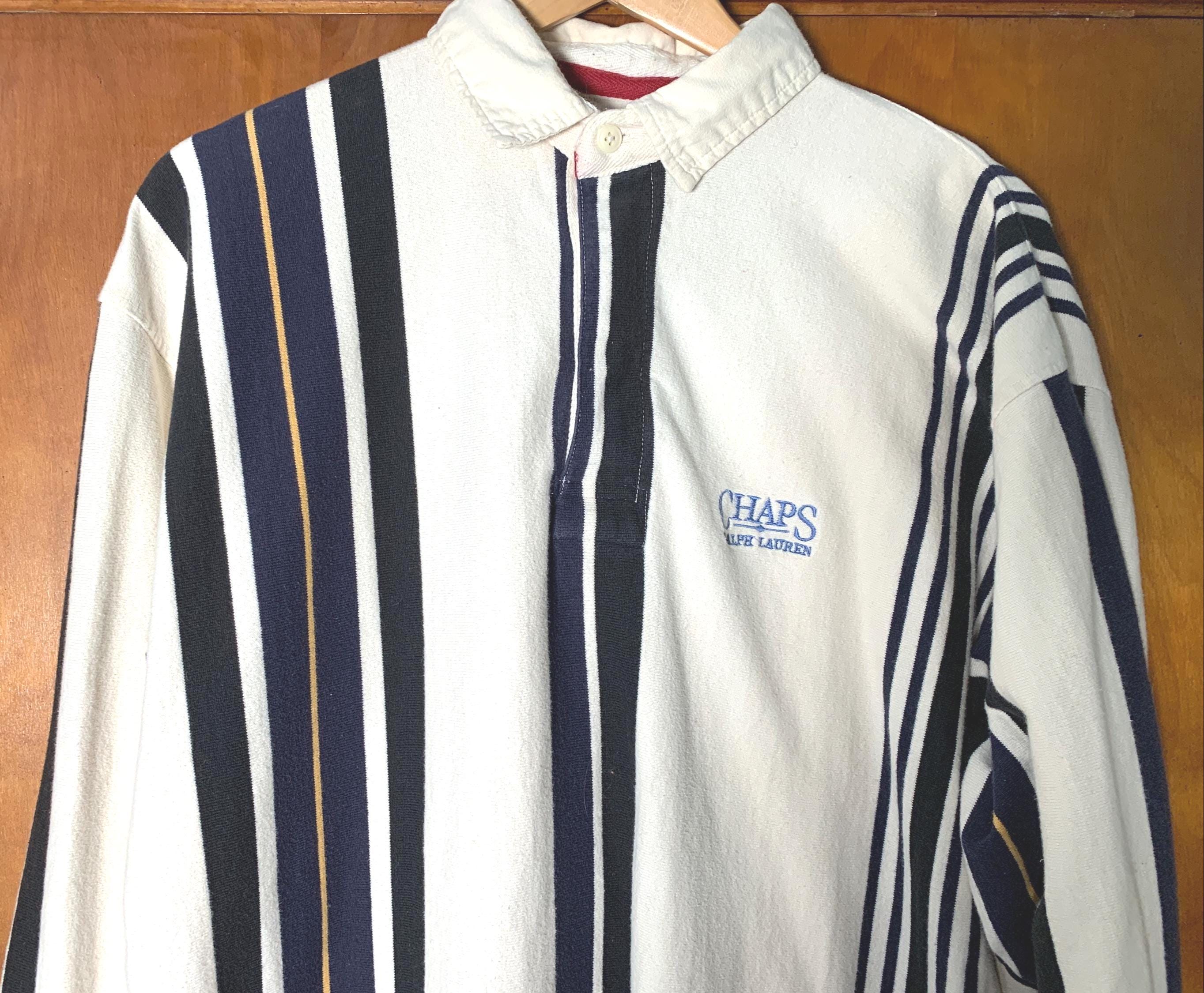 Vintage Polo Ralph Lauren Rugby Stripe - Etsy