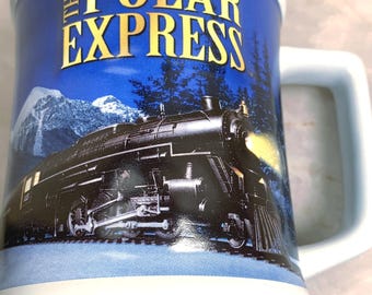 Vintage The Polar Express Believe Mug Warner Brothers Entertainment 2004