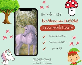 Crystal Harp Baby Lullaby - De Hoorn van de Eenhoorn (MP3 + MP4 + PDF)