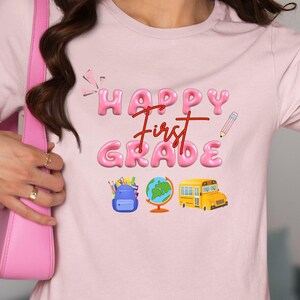 1st Grade Teacher T-Shirt: Comfort Colors Organic Cotton Back to School Gift