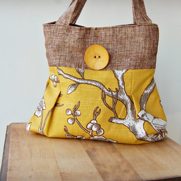 Mustard and brown purse Handbag : Sundance