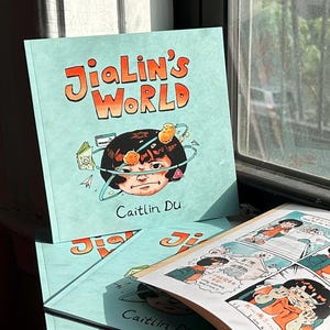 Jialin&#39;s World - newspaper strip style comic of unhinged Chinese kid