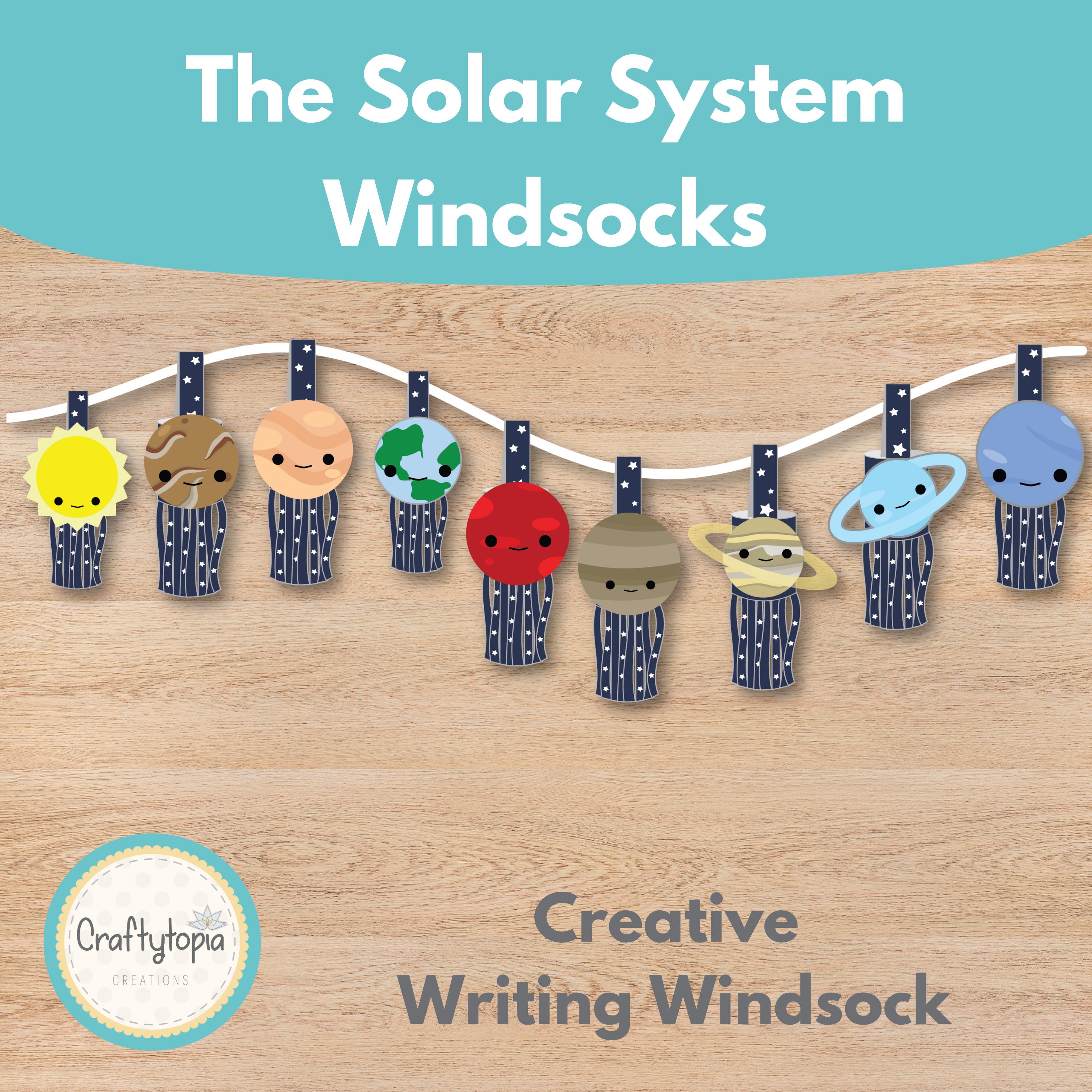32 Blast Off Into Creativity: Fun Space Crafts for Kids 5 Solar System Planets Windsock Craft Printable Space Activity for…