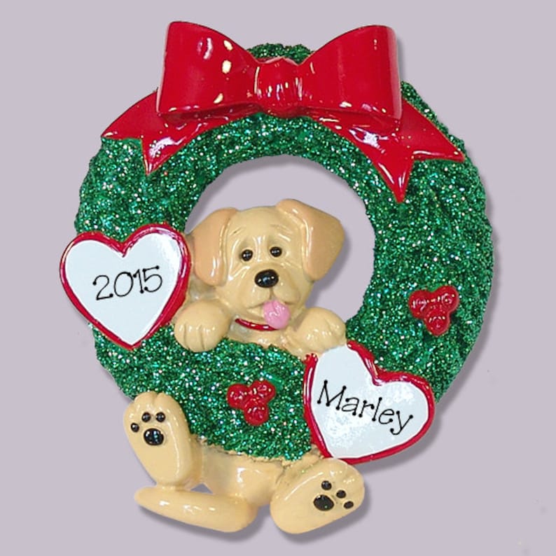 Personalized Christmas Ornaments Personalized Dog Ornaments Etsy
