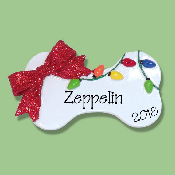 Pet Puppy Dog Bone Add-On Personalized Ornament-NOT for Individual Sale