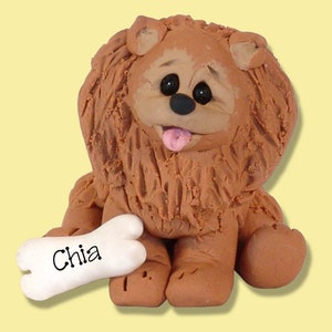 Pomeranian Personalized Dog Christmas Ornament, Pomeranian Ornament,  Personalized Pomeranian, HANDMADE Polymer Clay, Custom Ornaments