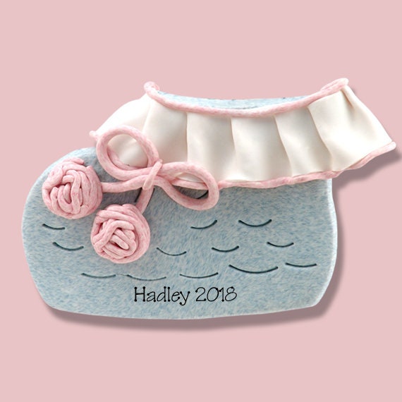 baby bootie ornament