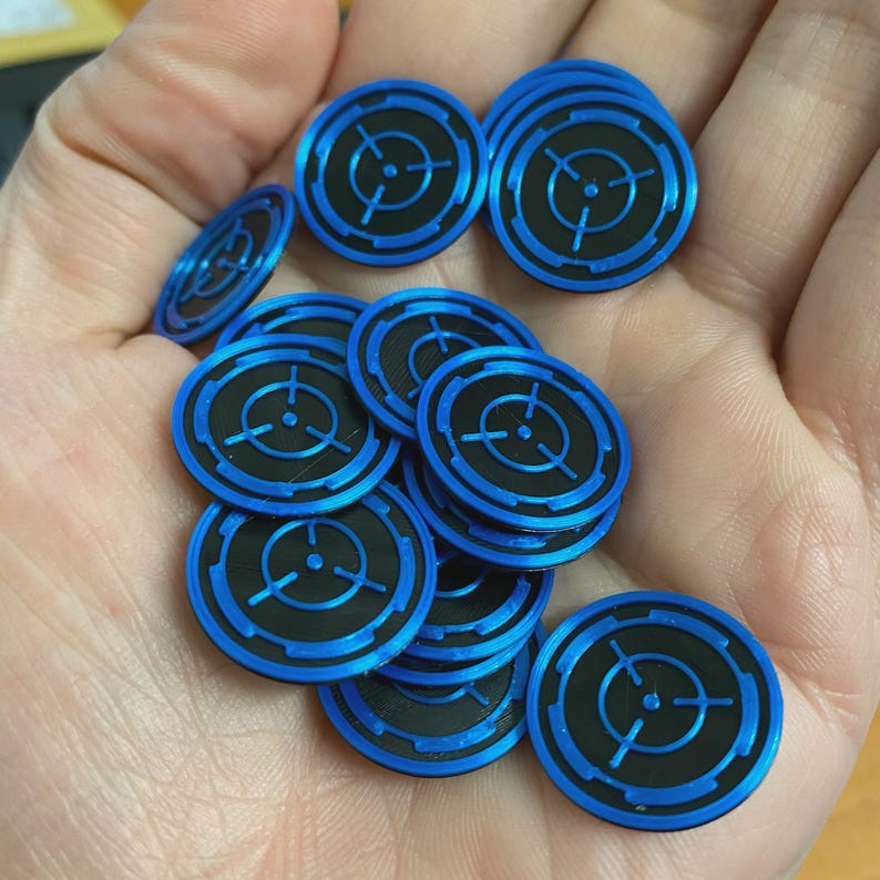 Crosshair Marker Tokens (crossfire, Markerlight Etc; 3D Printed to ...