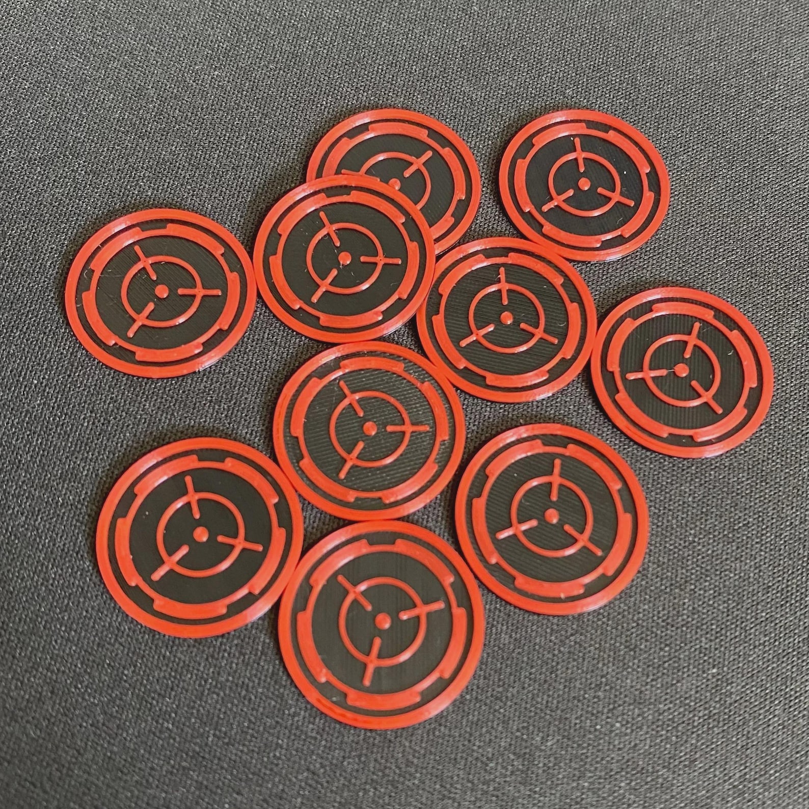 Crosshair Marker Tokens (crossfire, Markerlight Etc; 3D Printed to ...