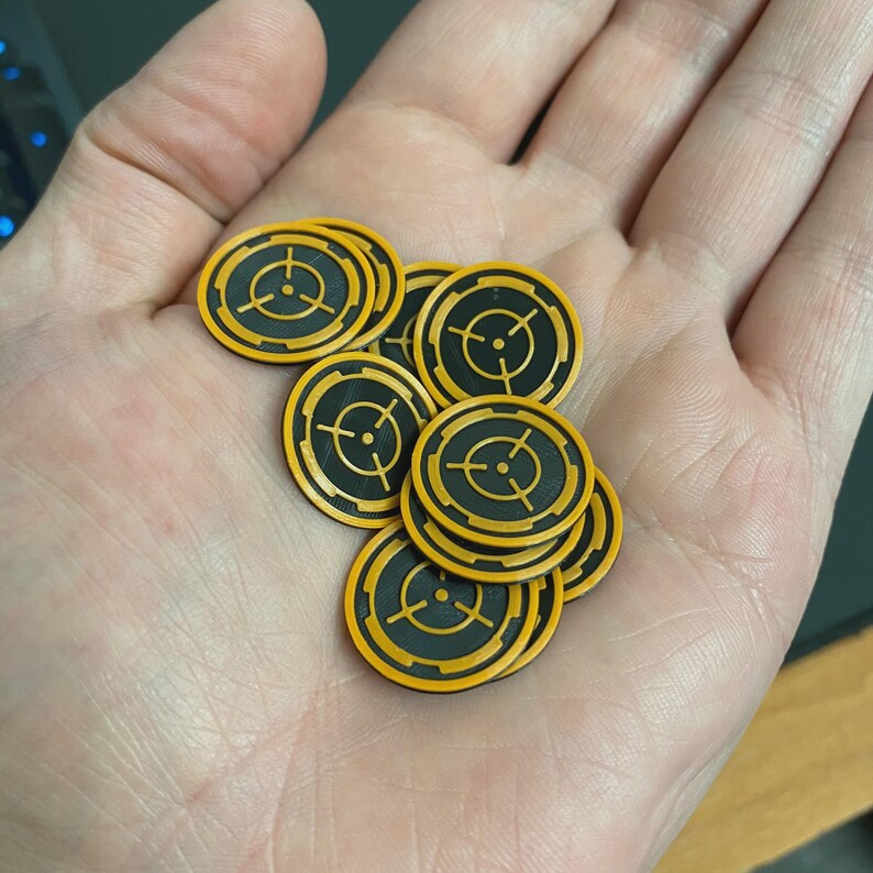 Crosshair Marker Tokens (crossfire, Markerlight Etc; 3D Printed to ...