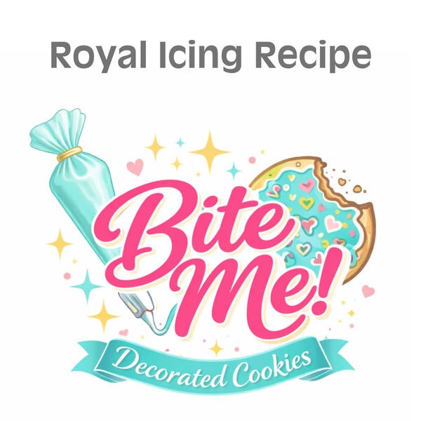 Ricetta ROYAL ICING - Biscotti decorati Bite Me! Ricetta originale