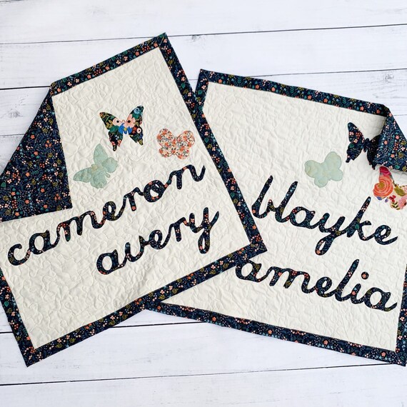 Twins Baby Quilts. Two Baby Quilts Handmade Personalized Baby Etsy