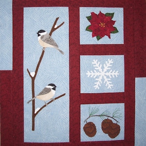 Winter Harmony Wall Hanging Quilt Pattern - PDF