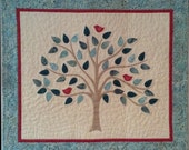 Song Bird Trio Wall Hanging Quilt Pattern -PDF