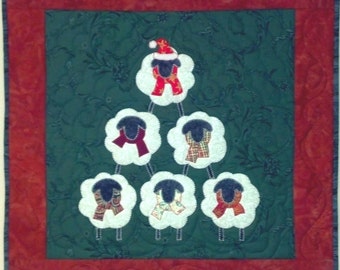 Sheep Jollies Wall Hanging Quilt Pattern