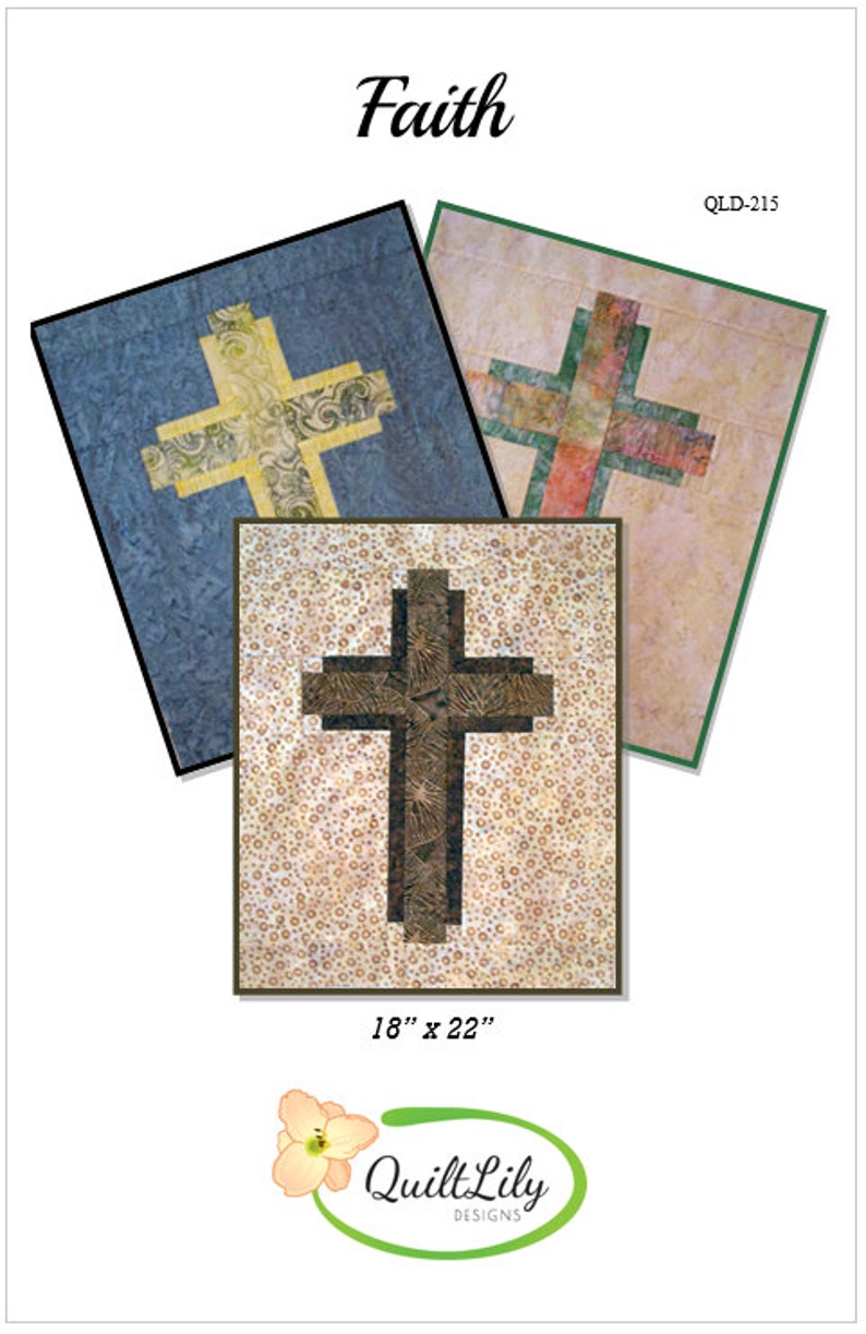 Faith Wall Hanging Quilt Pattern image 1