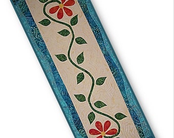 Bloomers Table Runner / Wall Hanging Quilt Pattern - PDF