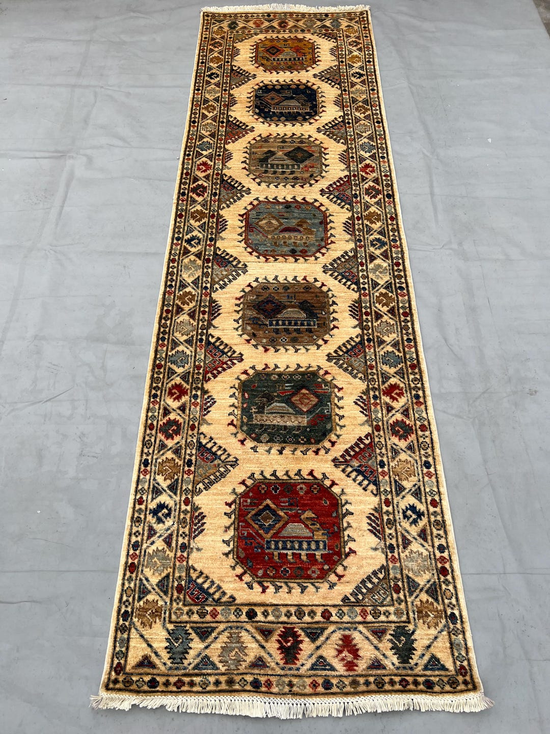 Kabul Rug Kabul Chobi Rug – Handwoven Wool Runner, 2.7x9.7 Ft, Traditional ...