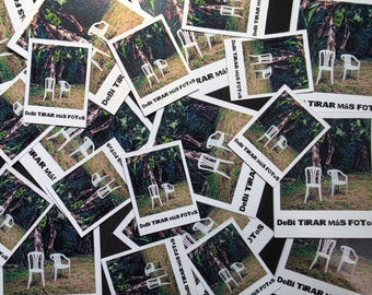 DtMF STICKERS (3"), Mini STICKERS (2") from Debí tirar más fotos album cover.