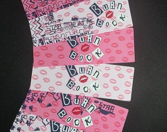 Burn Book BOOKMARKS inspired by Mean Girls Movie (2004)