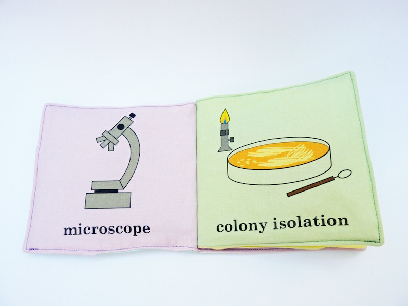 Viruses for Babies Microbiology Cloth Book image 3